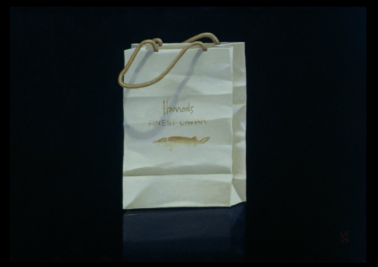 Harrods kaviartaske, 1989 af Lincoln Seligman
