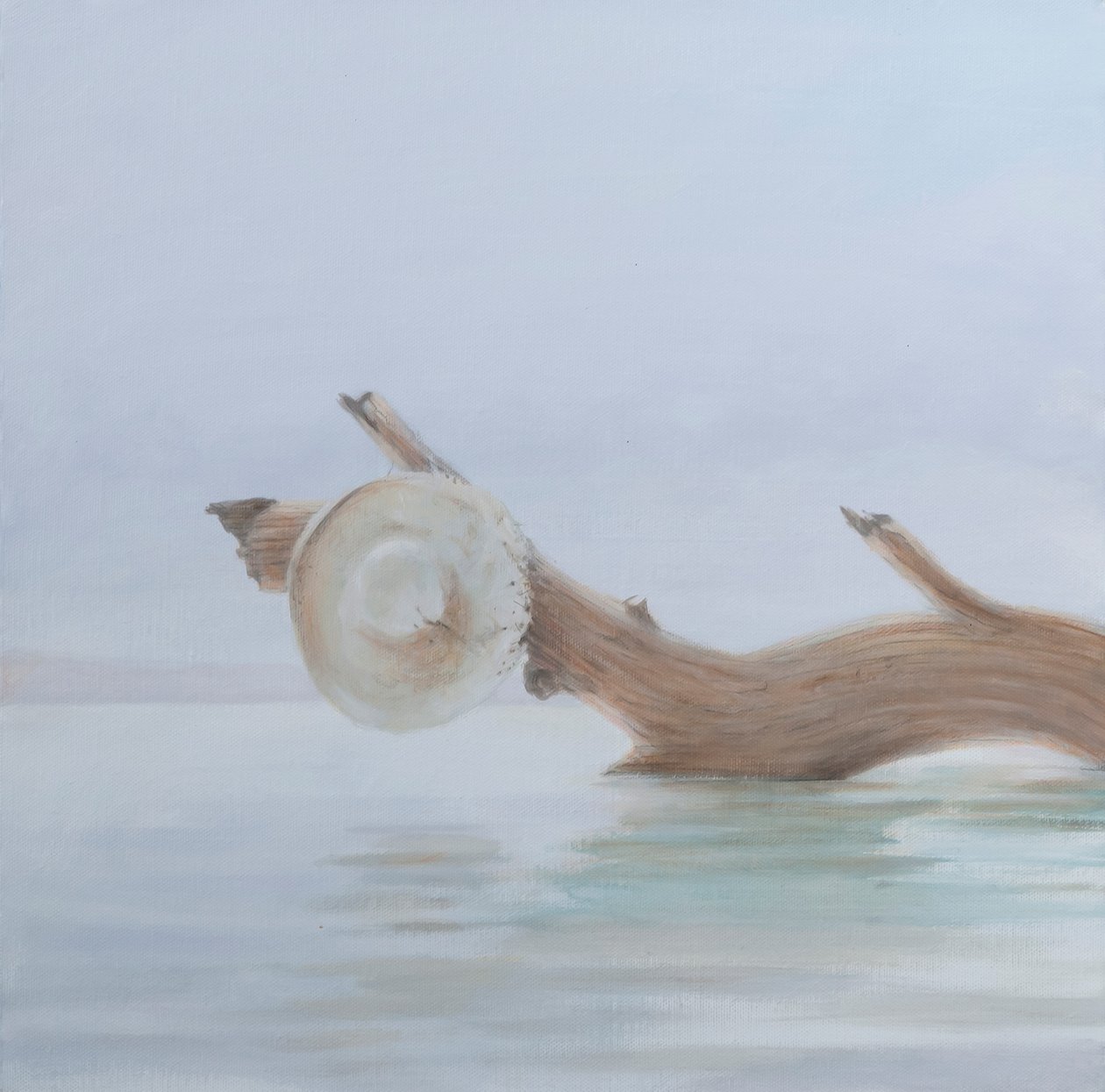 Hat on the Creek, 2012 (akryl på lærred) af Lincoln Seligman