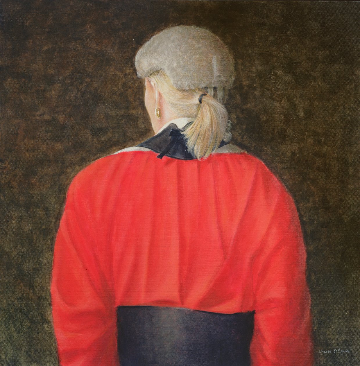 Højesteretsdommer, 2005 (akryl) af Lincoln Seligman