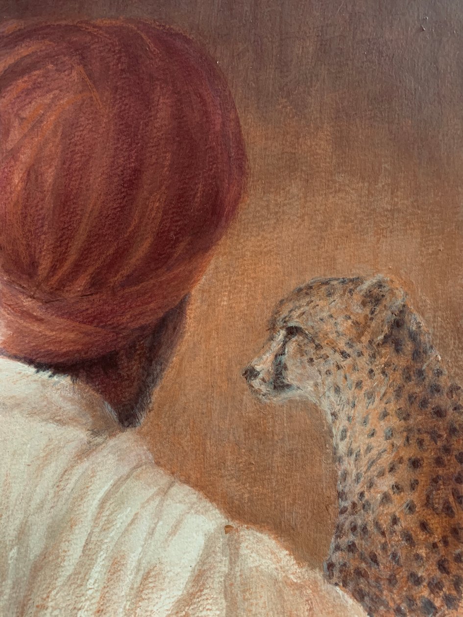 Mand + Gepard 1 af Lincoln Seligman