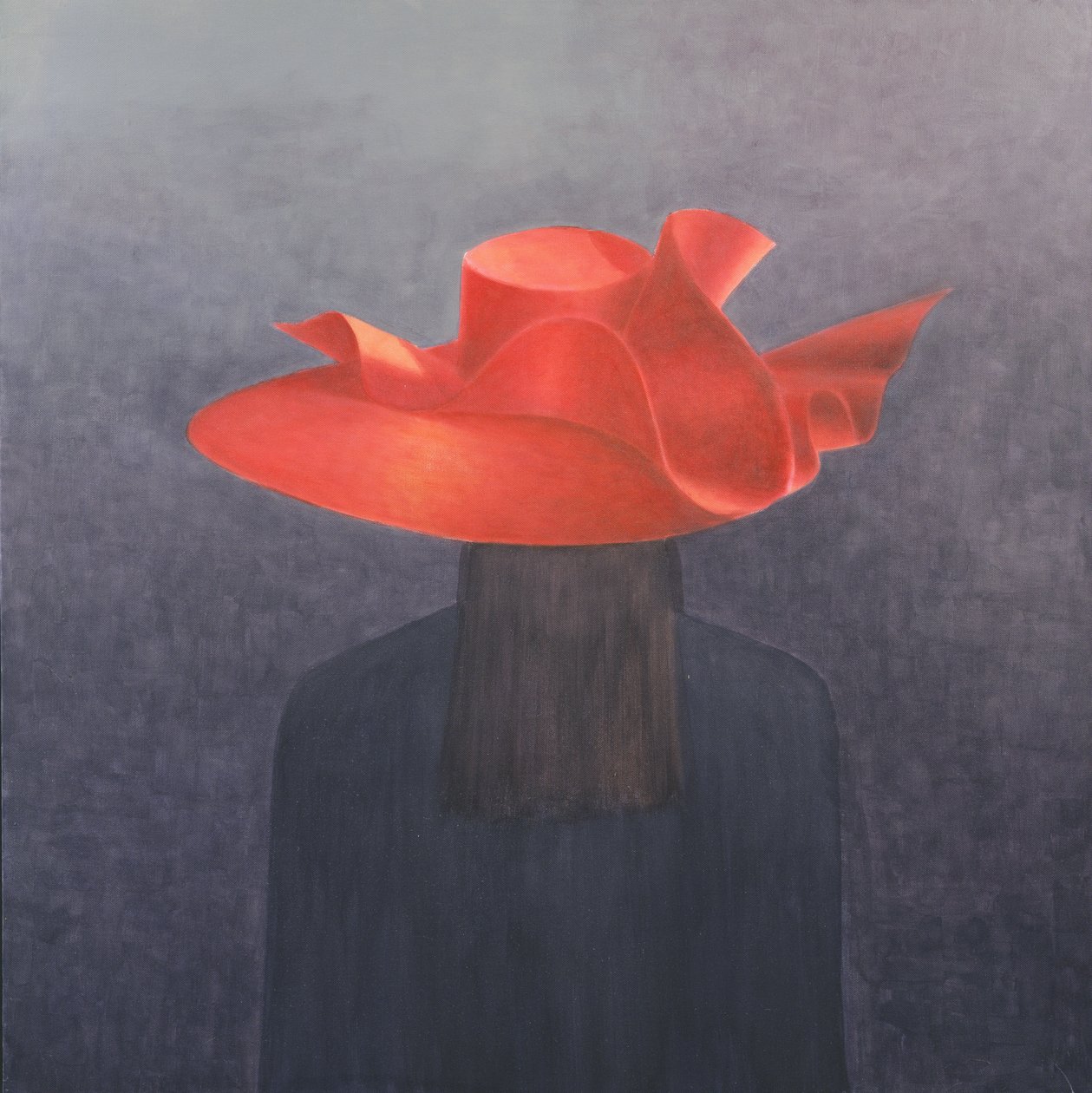 Red Hat, 2004 (akryl på lærred) af Lincoln Seligman