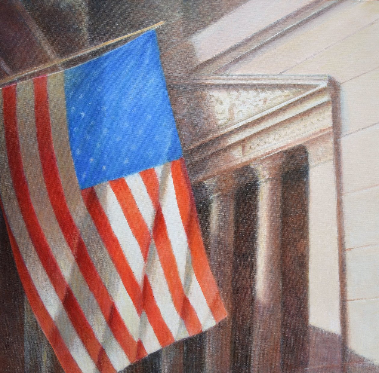 Stars & Stripes, N.Y. Børsen af Lincoln Seligman
