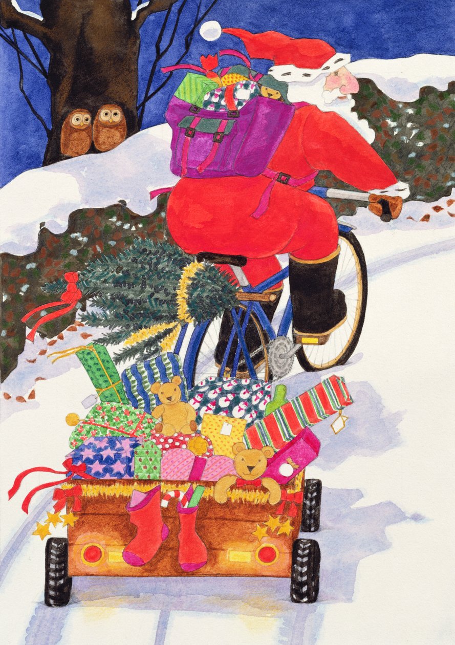 Julemandens cykel af Linda Benton
