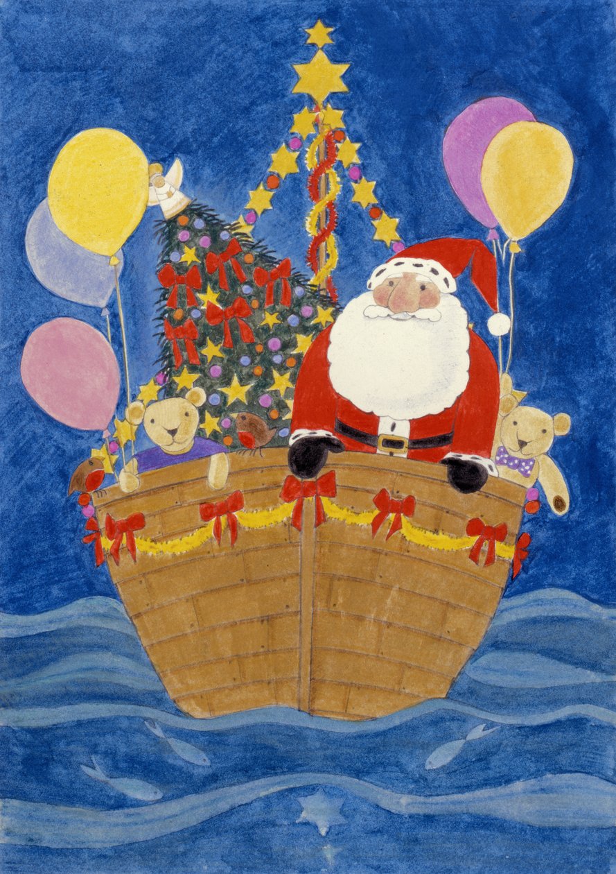 Julemandens båd af Linda Benton