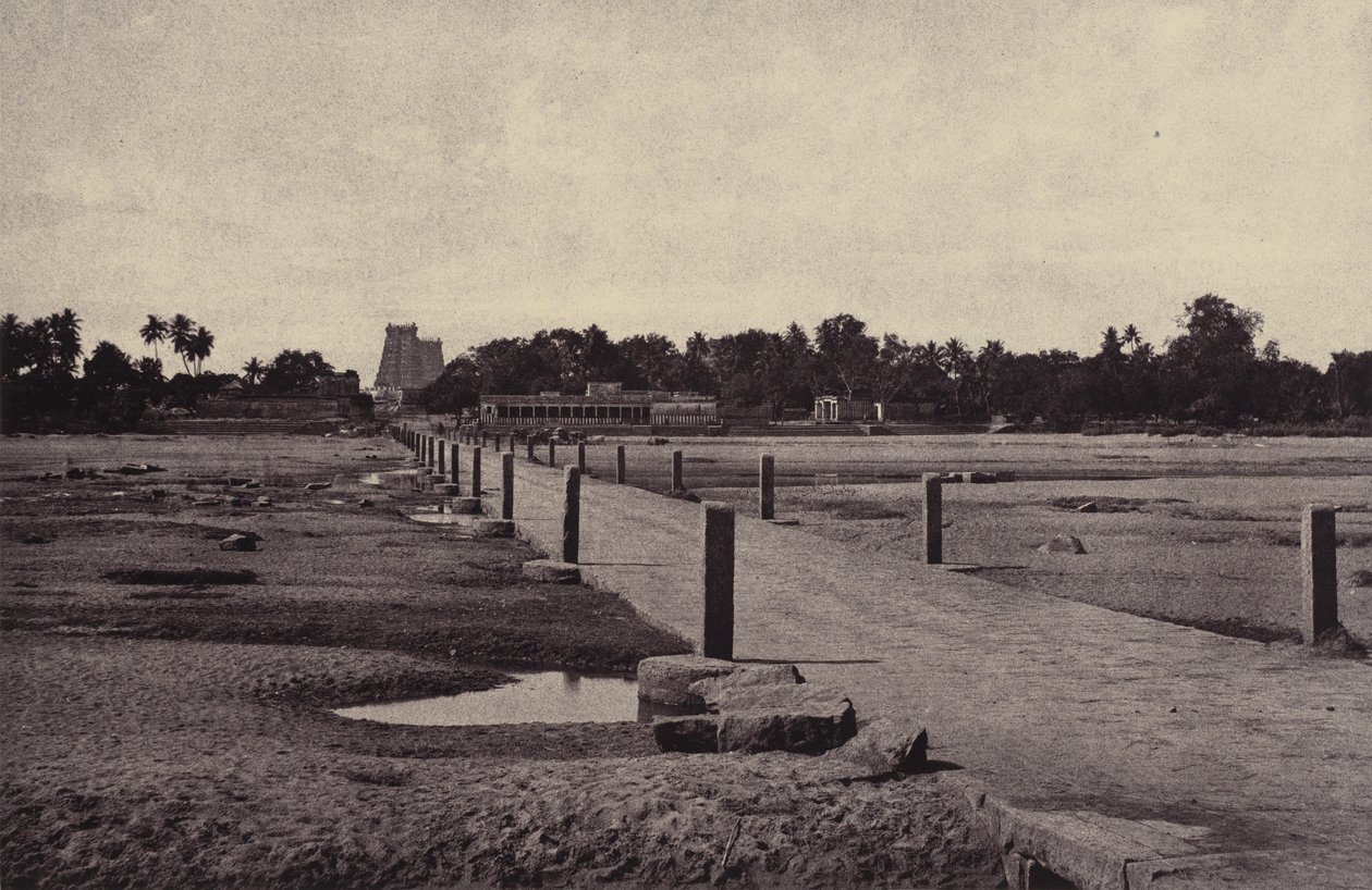 Madura: Vygay-floden, med Causeway, over til Madura af Linnaeus Tripe