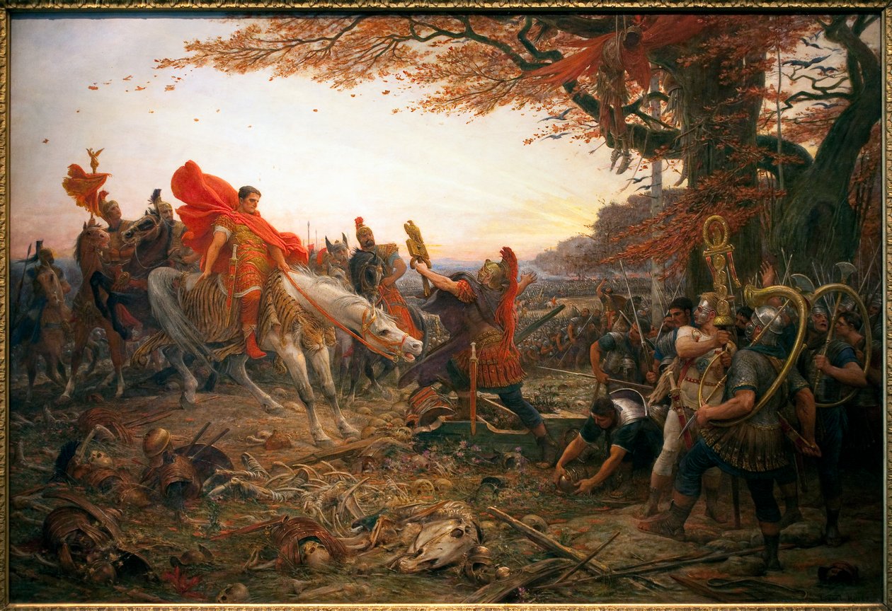 Germanicus efter Varus-katastrofen af Lionel Noel Royer