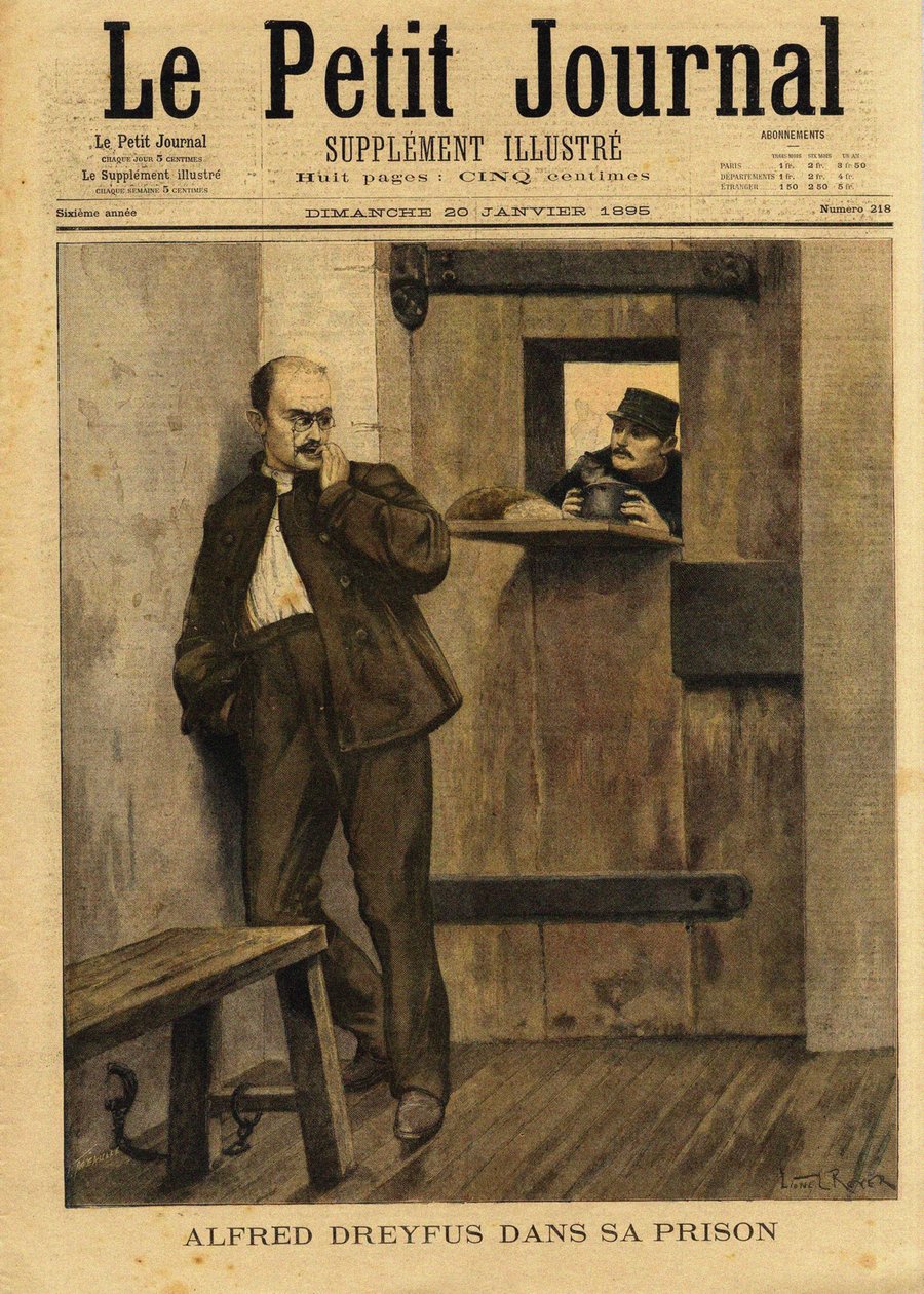 Le Petit Journal vedrørende Dreyfus-affæren, 1895. af Lionel Royer