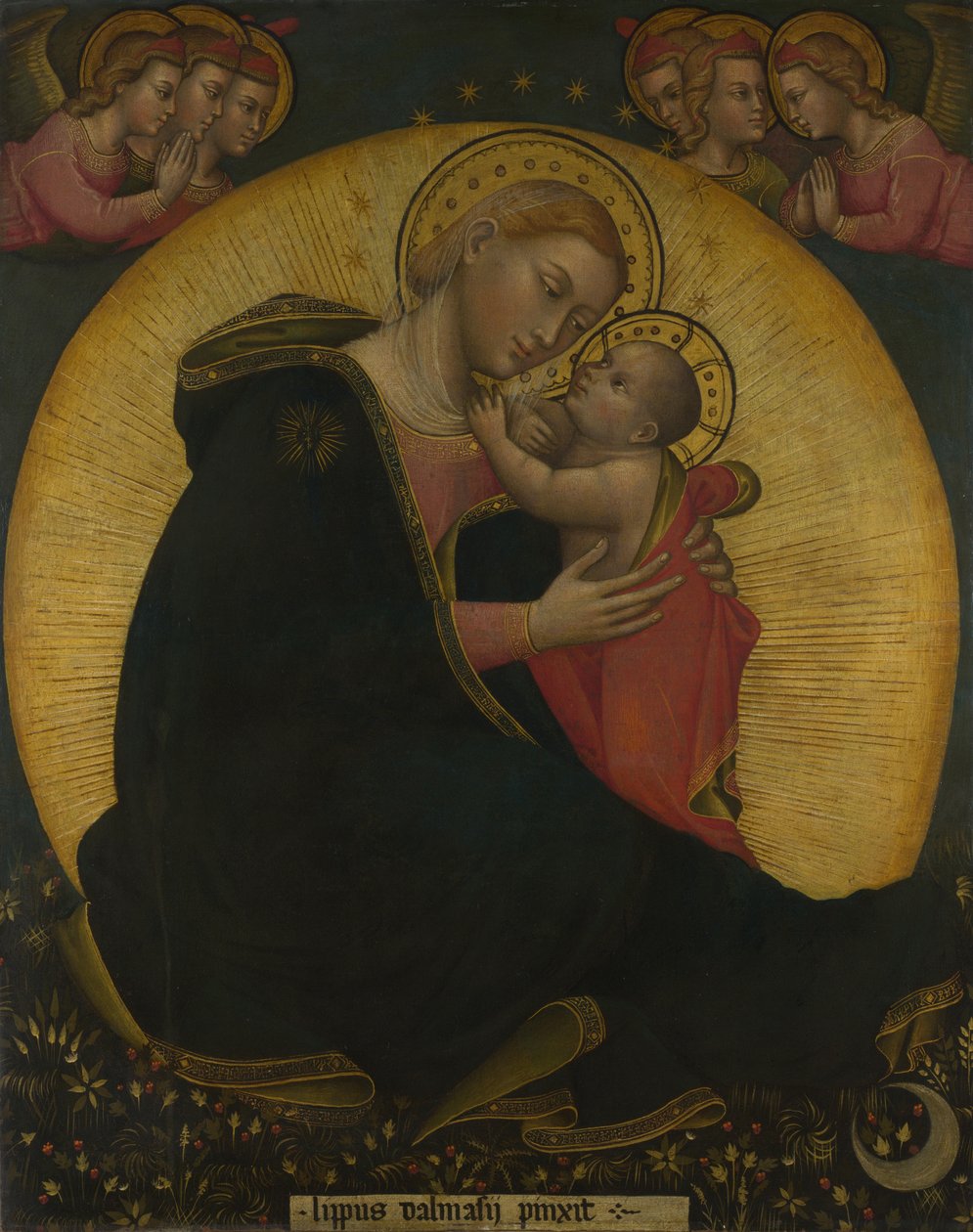 Ydmyghedens Jomfru Madonna af Ydmygheden, ca 1390 af Lippo di Dalmasio Scannabecchi