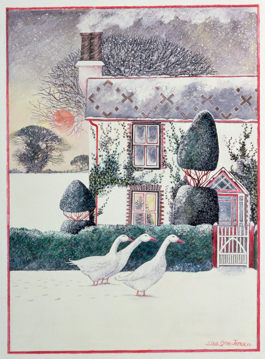 Christmas Cottage, 1985, af Lisa Graa Jensen