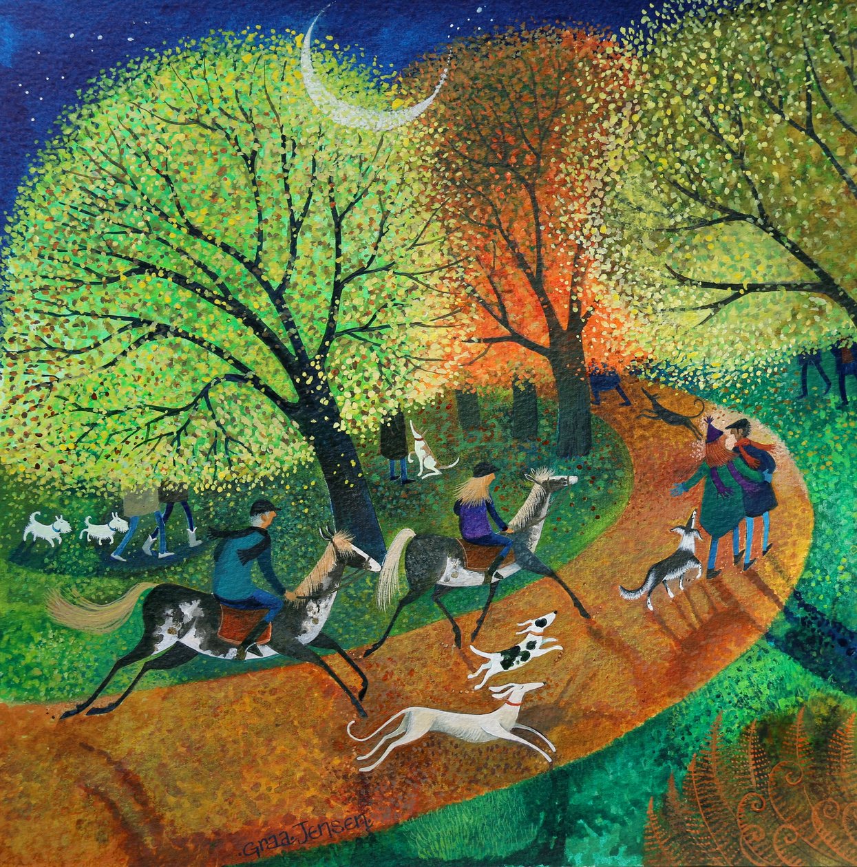 Aftentur, 2018 af Lisa Graa Jensen