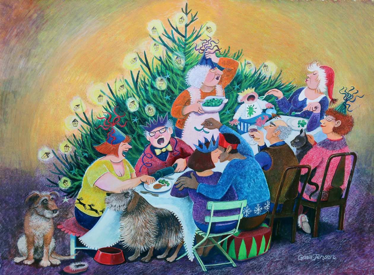 The Last Sprout, 1998, (blandet medier på papir) af Lisa Graa Jensen