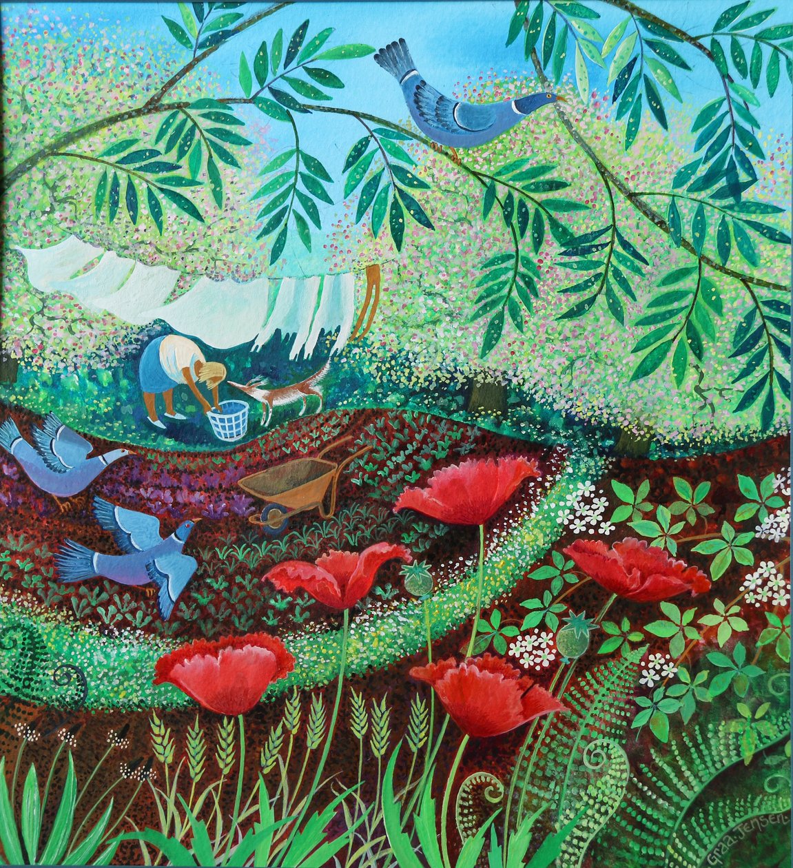 Skovduer, 2019 af Lisa Graa Jensen