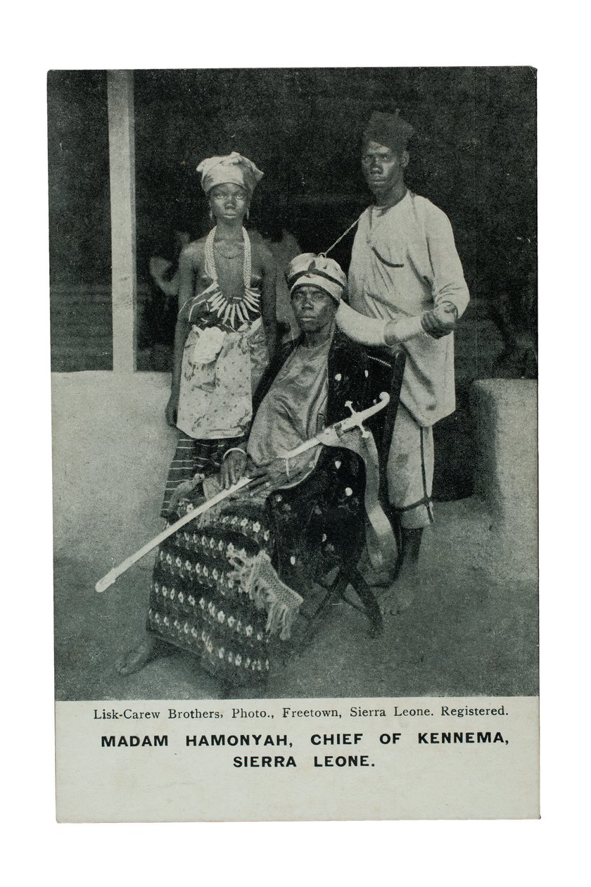 Madam Hamonyah, chef for Kennema, Sierra Leone, ca. 1905-07 af Lisk Carew Brothers