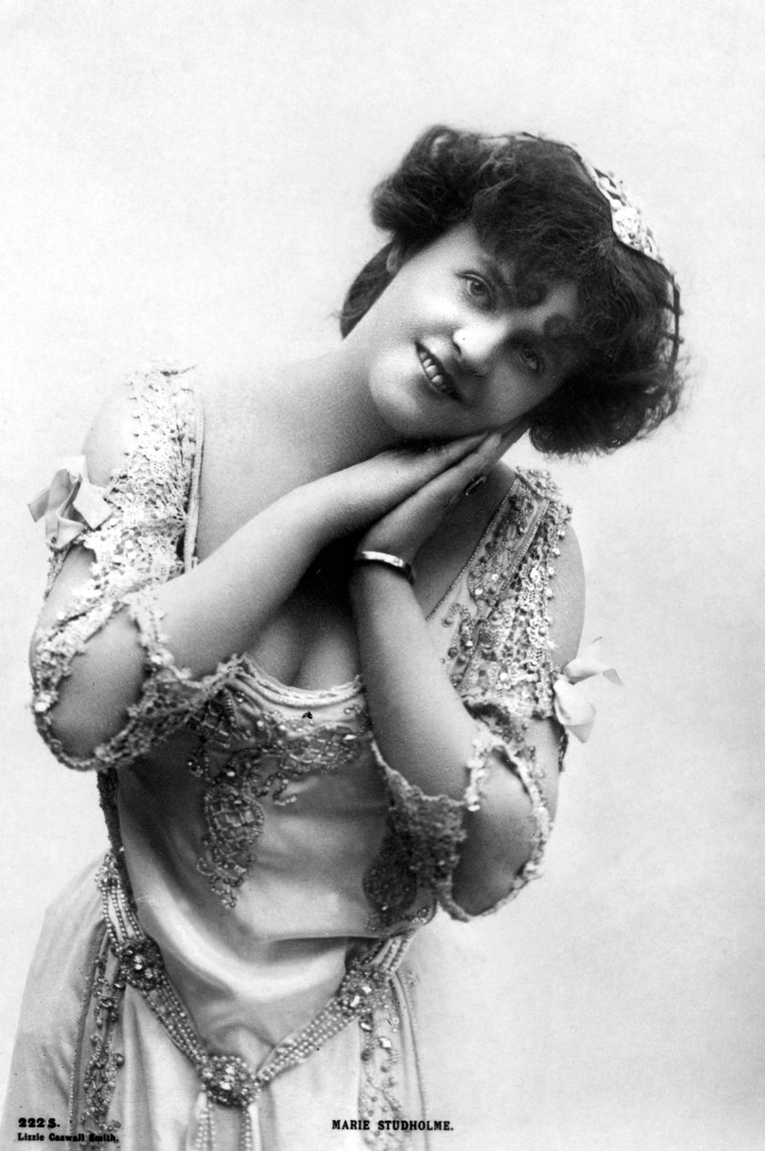 Marie Studholme 1875-1930, engelsk skuespillerinde, 1900-tallet. af Lizzie Caswall Smith
