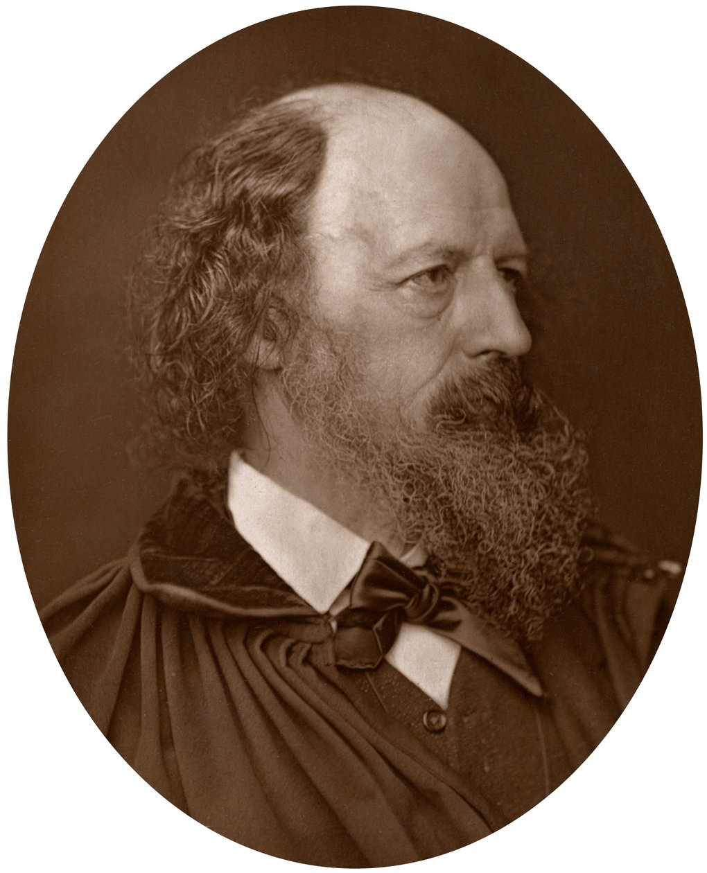 Alfred Tennyson, DCL, FRS, engelsk digterpristager, 1883. af Lock and Whitfield