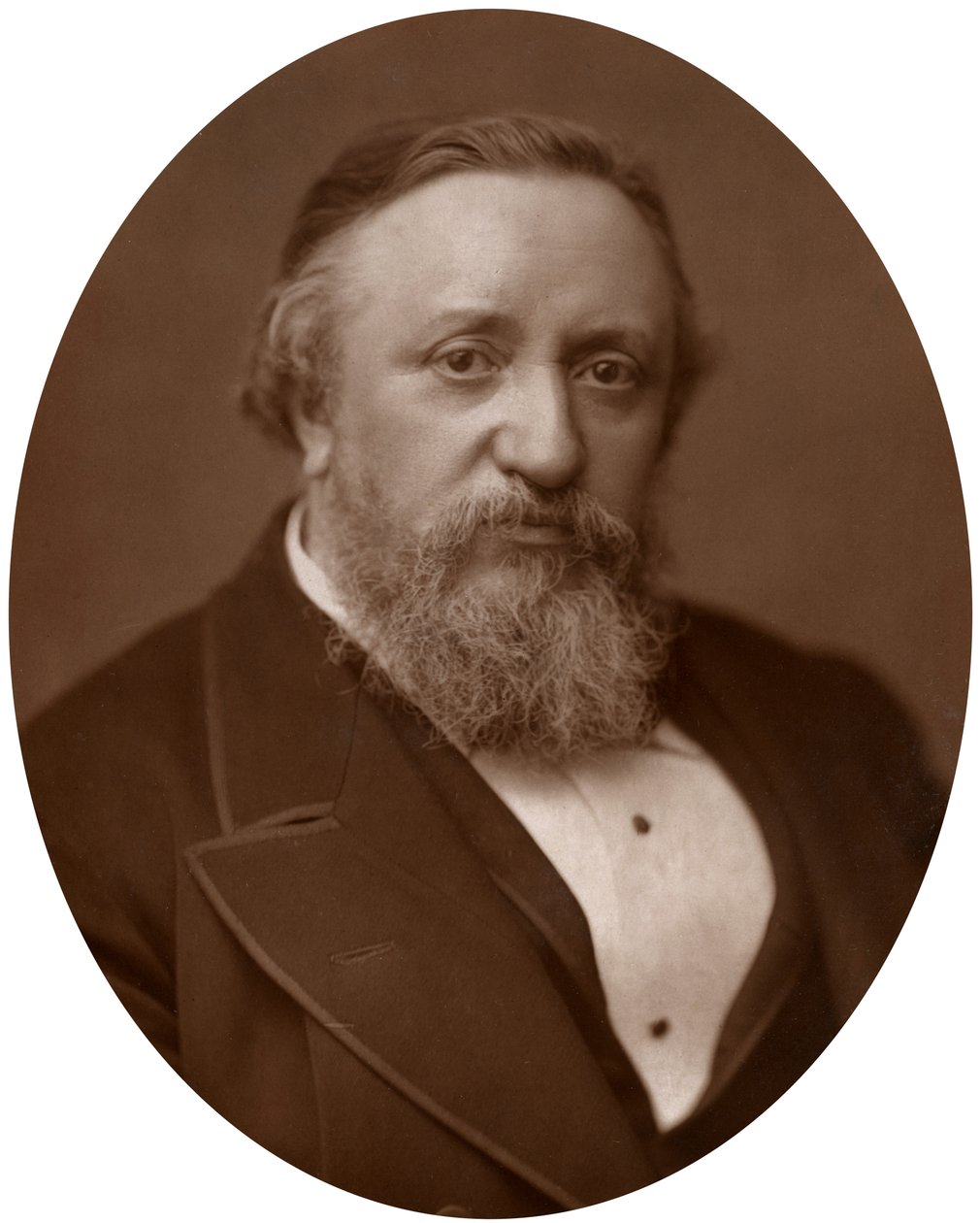 Benjamin Ward Richardson, britisk læge og skribent om medicinsk historie, 1883. af Lock and Whitfield