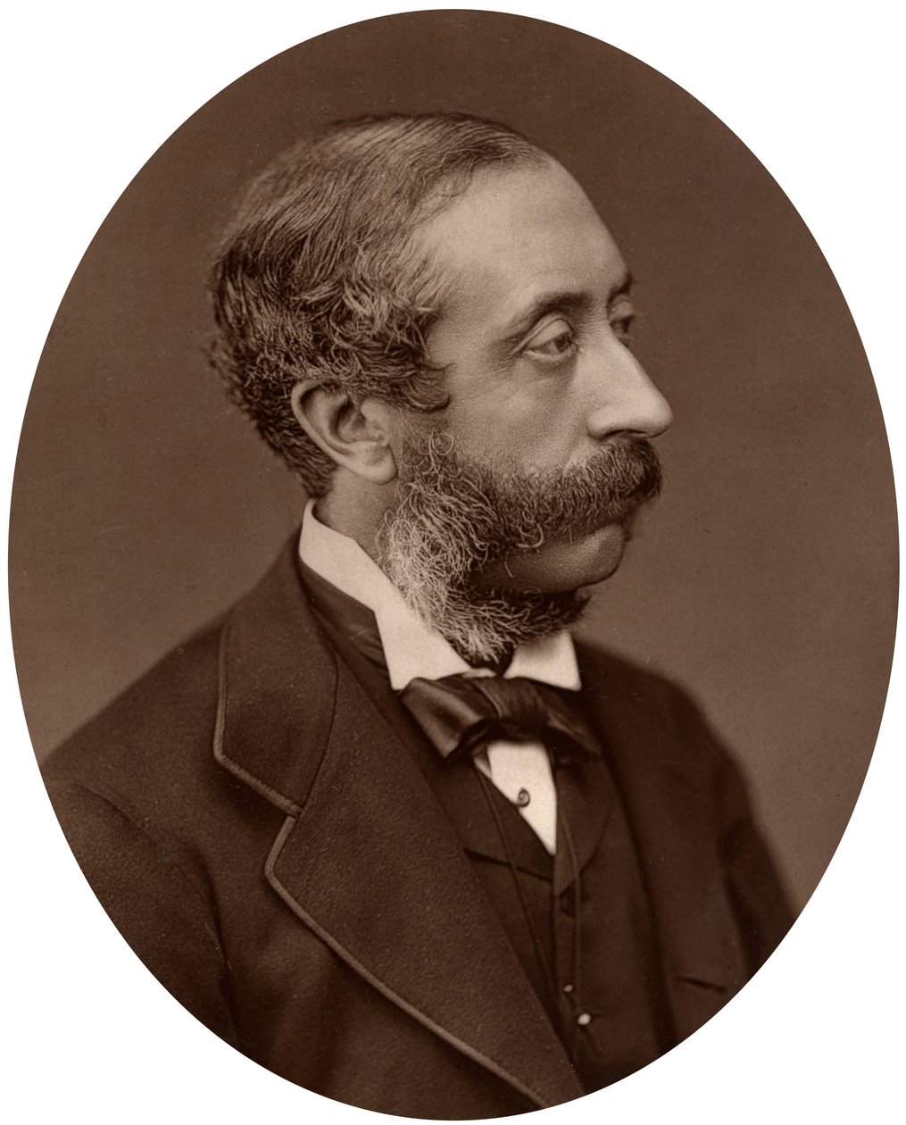 Earl of Carnarvon, præsident for Society of Antiquaries, 1880. af Lock and Whitfield