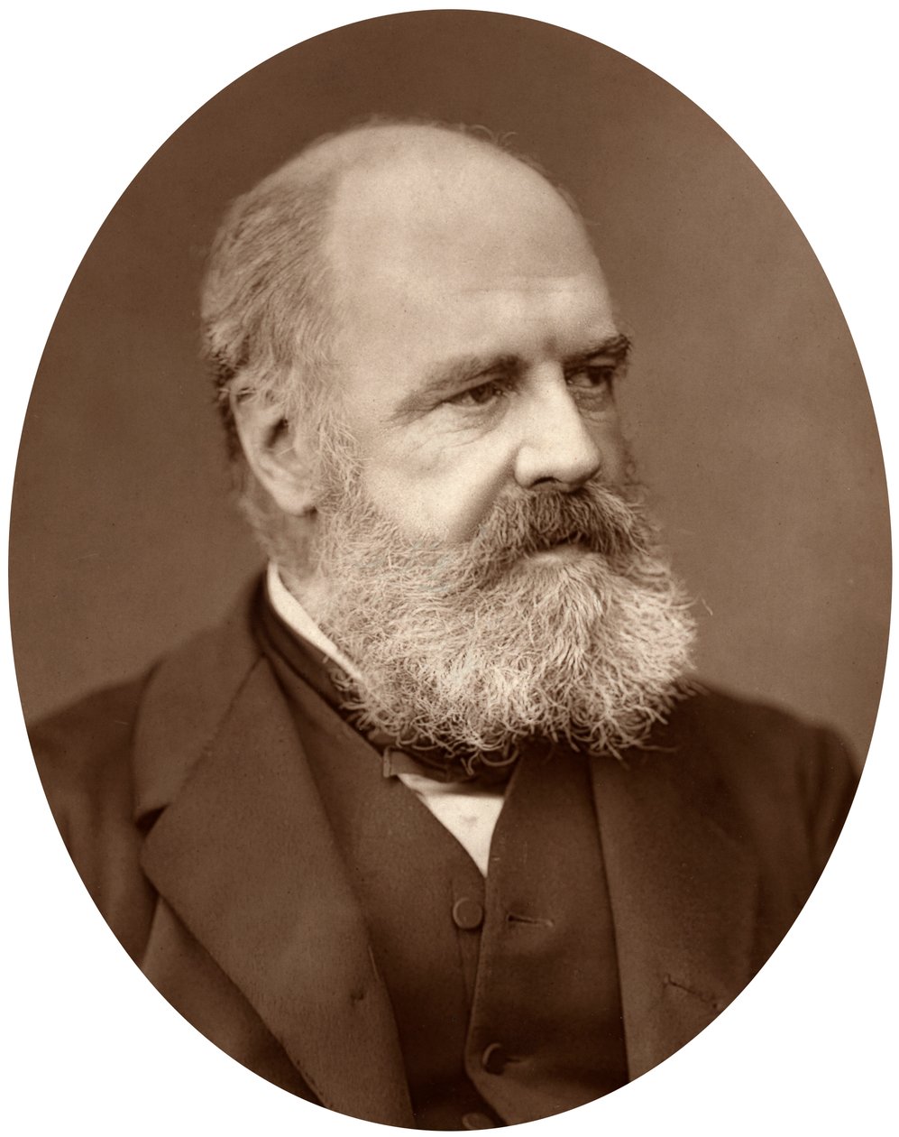 Edward Armitage, professor og underviser i maleri ved Royal Academy, 1878. af Lock and Whitfield