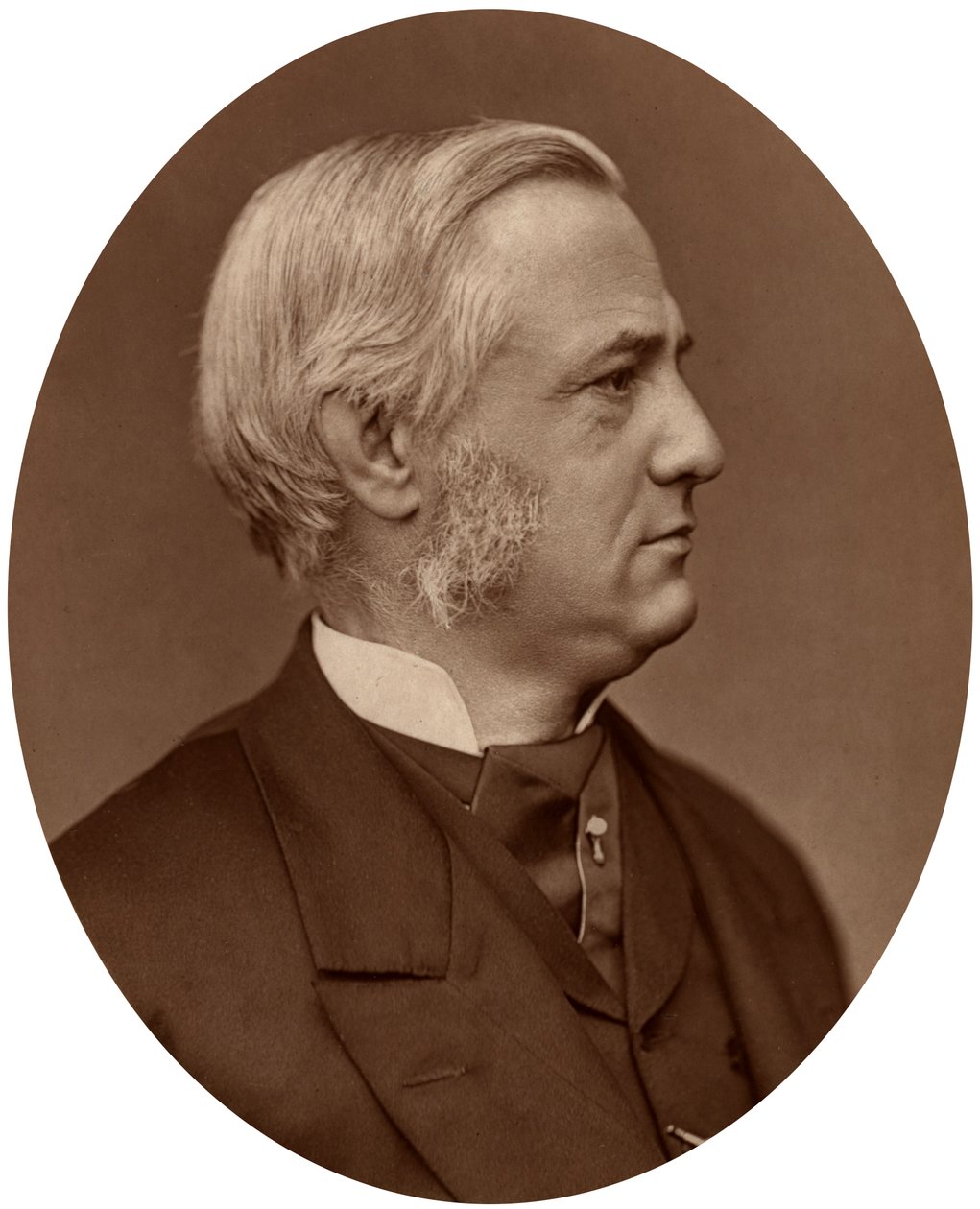Frederick Max Muller, professor i sammenlignende filologi ved Oxford University, 1878. af Lock and Whitfield