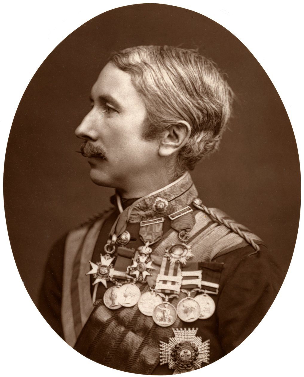 Generalmajor Sir Garnet Wolseley, KCB, britisk soldat, 1876. af Lock and Whitfield