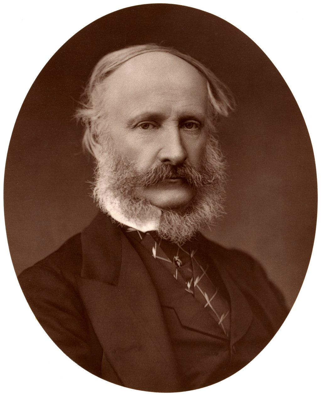 Sir James Macnaghten Hogg, Bart, MP, KCB, formand for Metropolitan Board of Works, 1876. af Lock and Whitfield
