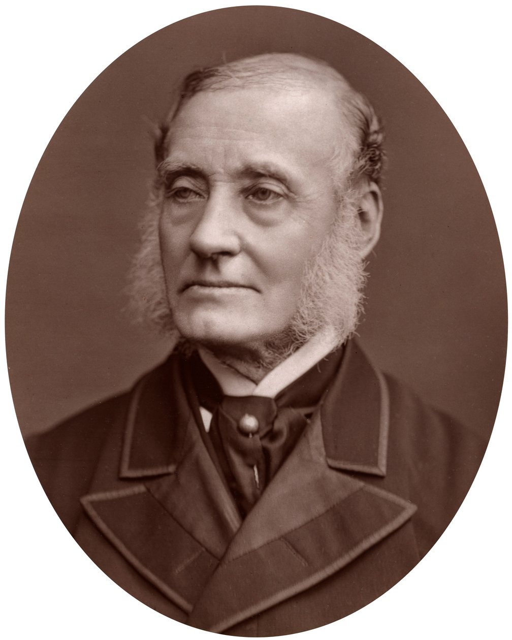 Sir Rutherford Alcock, britisk diplomat og præsident for Royal Geographical Society, 1877. af Lock and Whitfield