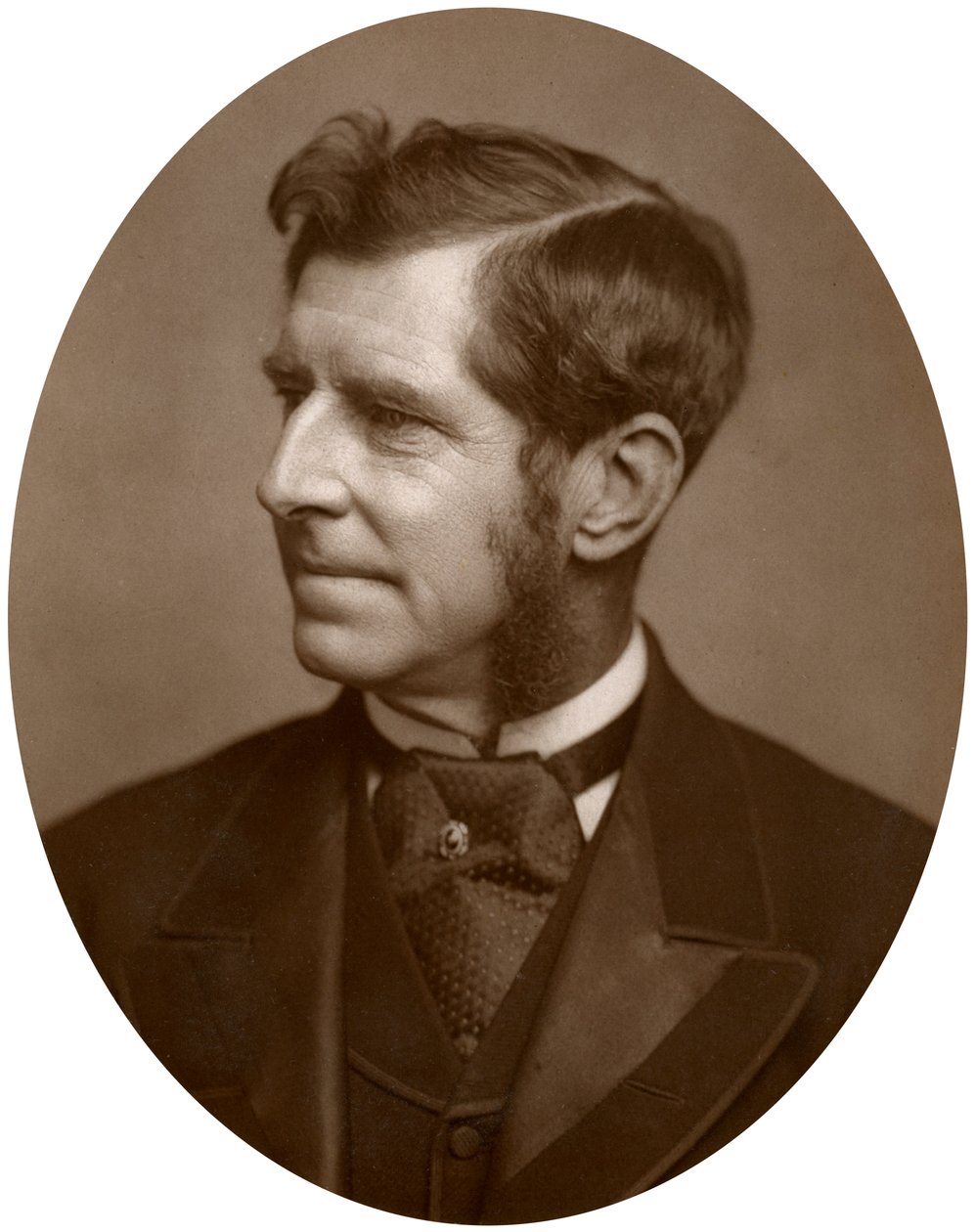 Viceadmiral Sir John Edmund Commerell, KCB, VC, britisk flådeofficer, 1883. af Lock and Whitfield