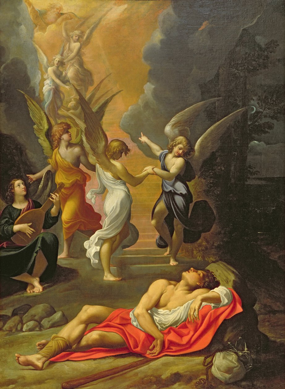 Jakobs drøm af Lodovico Carracci