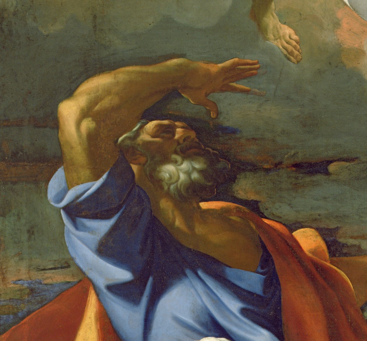 The Transfiguration, 1594-95 (detalje af 169046) af Lodovico Carracci