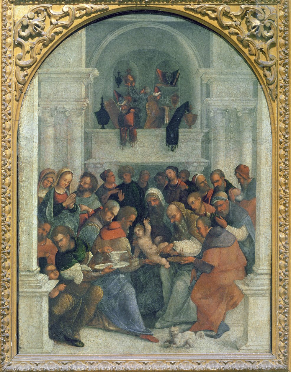 Omskæringen (panel) af Lodovico Mazzolino