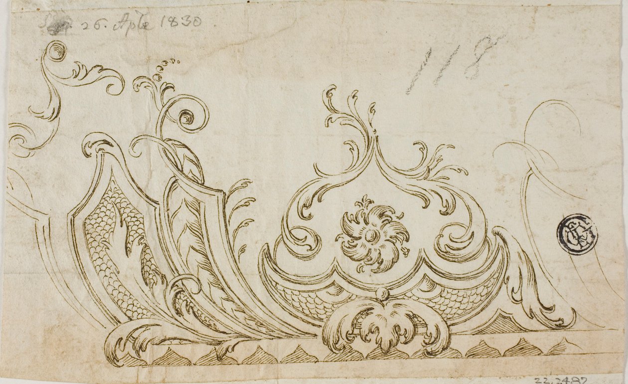 Dekorativt design af Lodovico Carracci