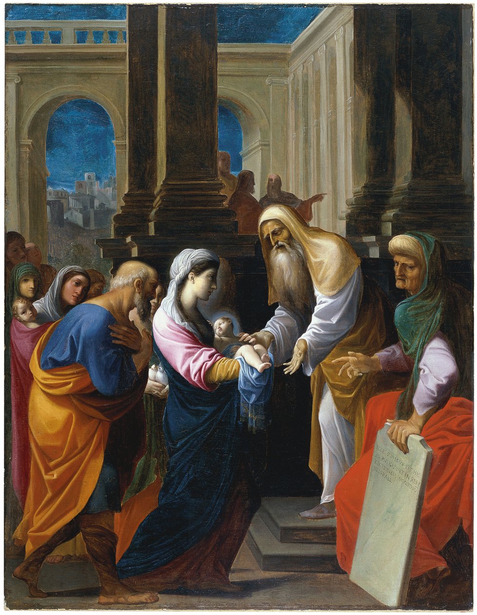 Præsentationen i templet af Lodovico Carracci