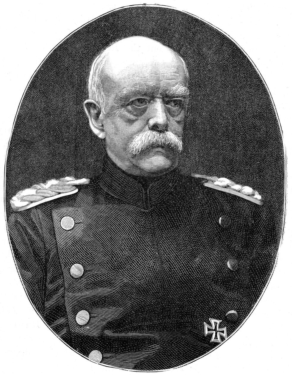 Otto von Bismarck, tysk statsmand fra det 19. århundrede, 1900. af Adolf Charlemagne