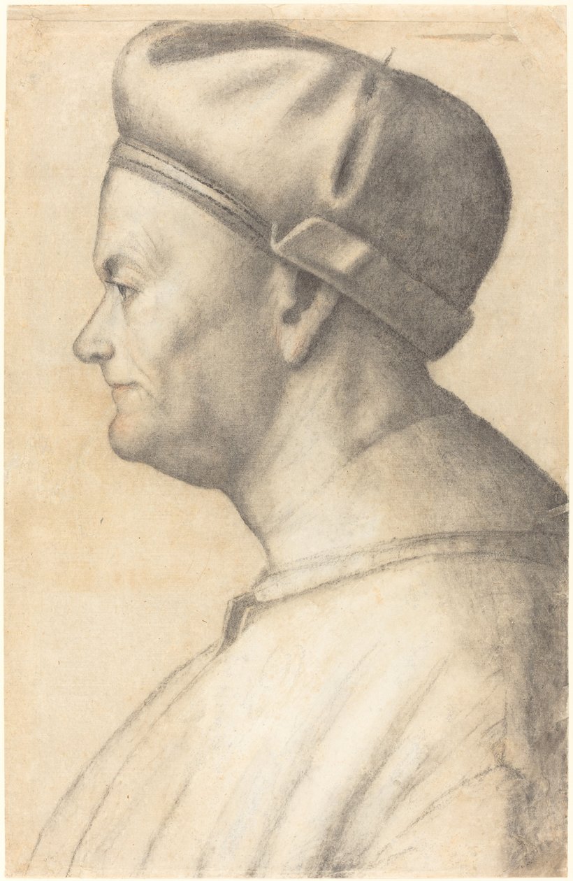 Profil af en mand af Lombard 16th Century