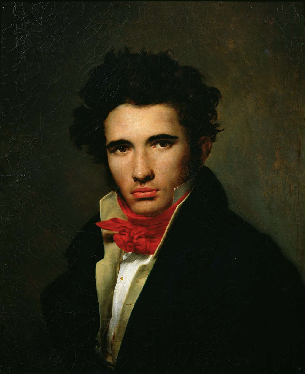 Selvportræt, ca. 1818 af Léon Cogniet