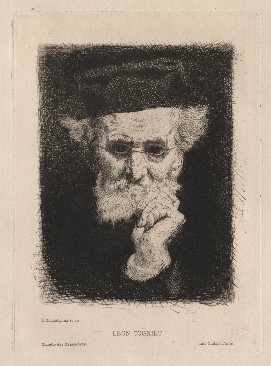 Leon Cogniet af Léon Bonnat