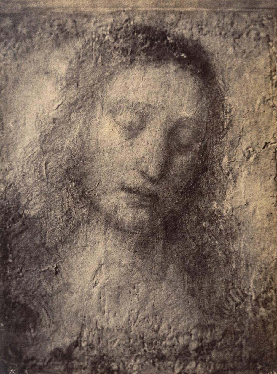 [Kopi af Kristi hoved fra Leonardo da Vincis "Den sidste nadver"], 1857-61. af Léon Gérard