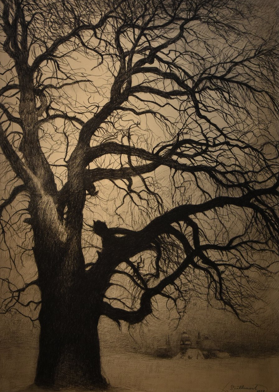 Léon Spilliaert (1881-1946) Træ om vinteren Brafa 2019 31-01-2019 af Leon Spilliaert