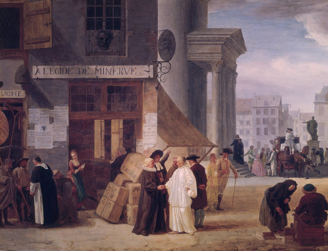 Til Minervas Ægis af Léonard Defrance
