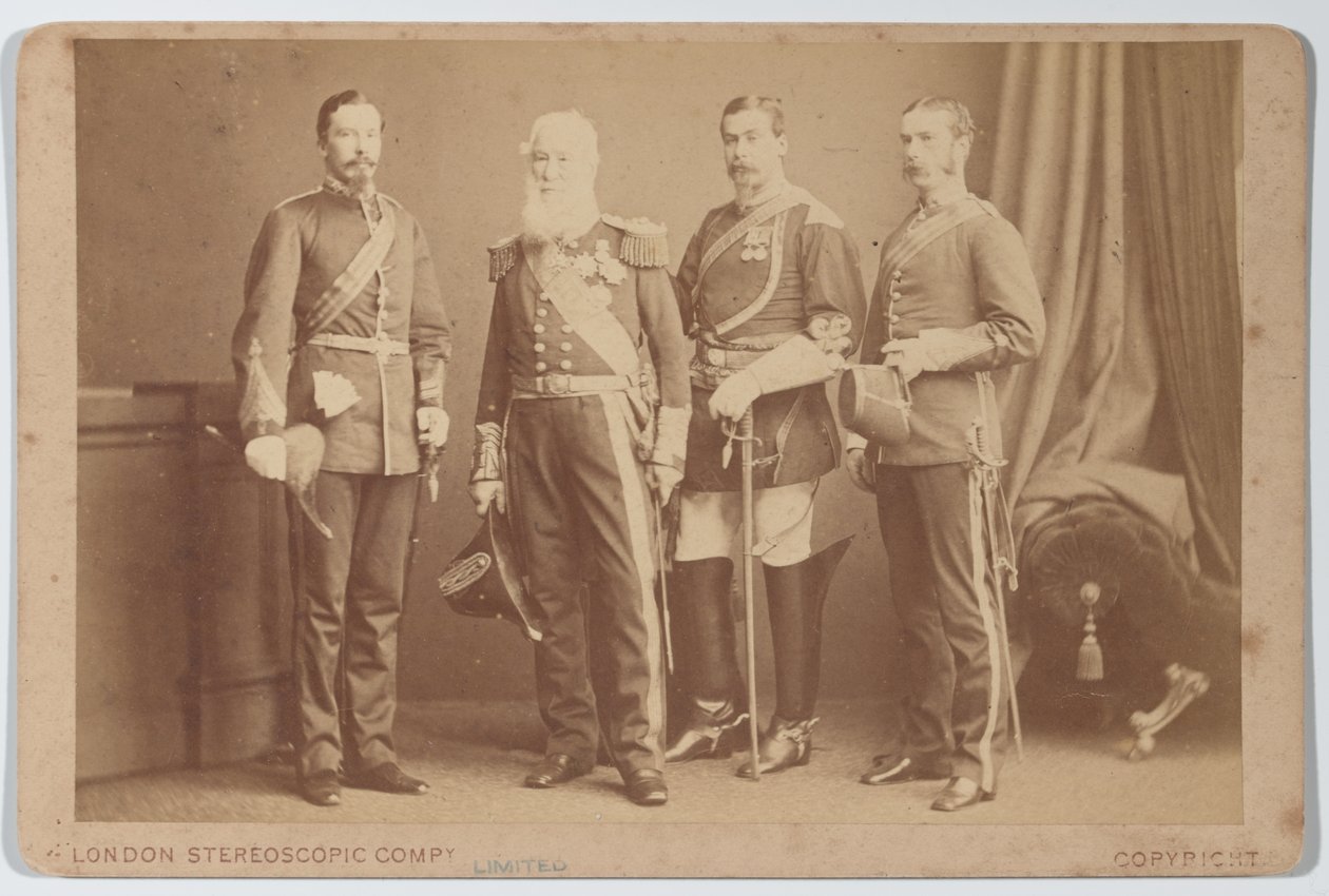 Medlemmer af Sartorius-familien, 1870 ca af London Stereoscopic Company