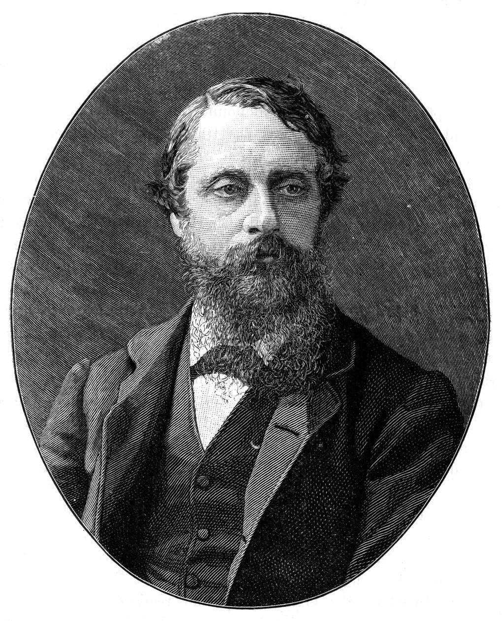 Lord Frederick Cavendish, britisk liberal politiker fra det 19. århundrede, 1900. af London Stereoscopic and Photographic Co