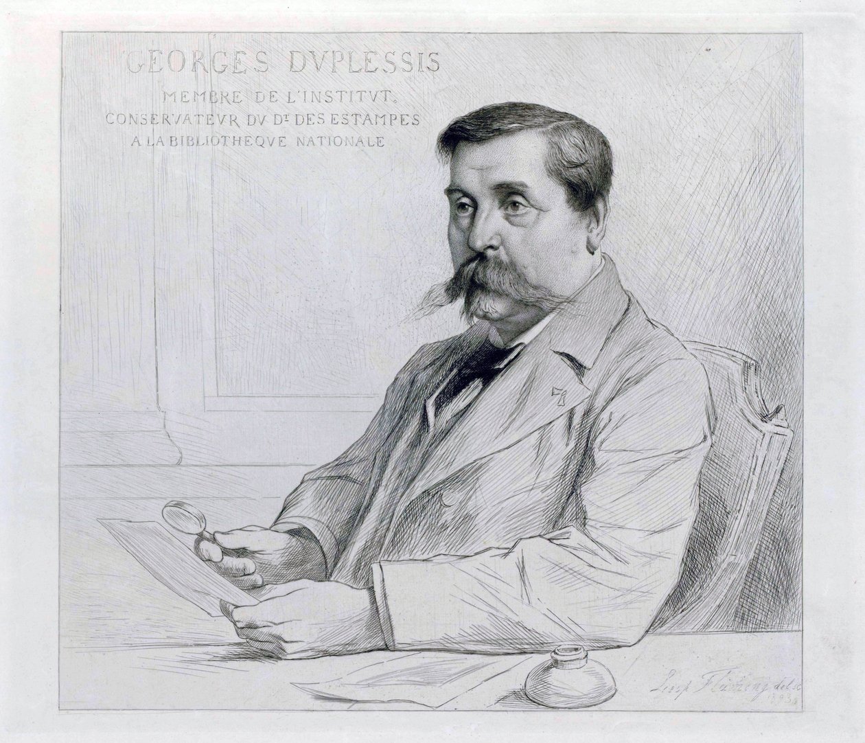 Georges Duplessis af Leopold Flameng