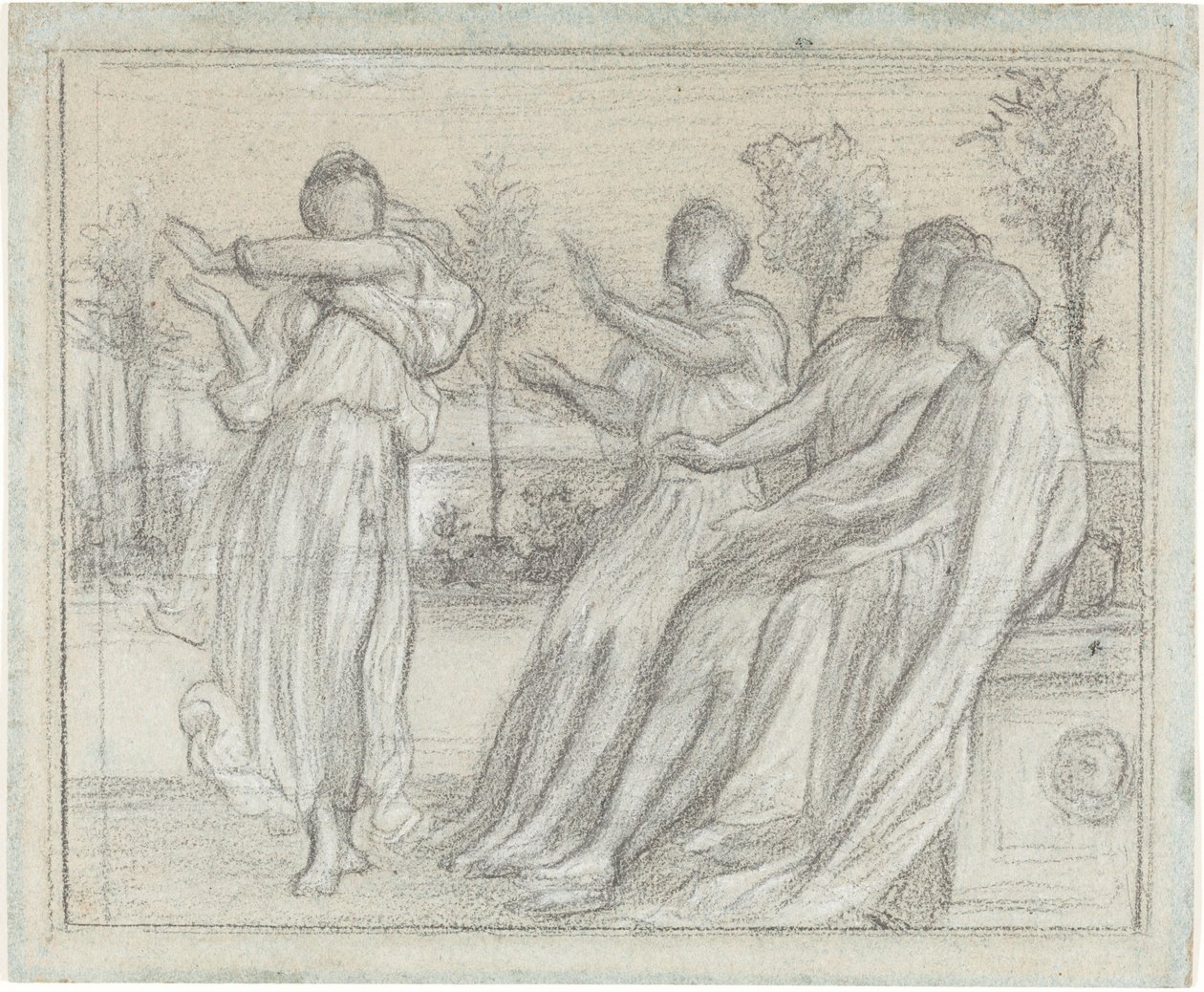 Studie til "Greek Girl Dancing" af Lord Leighton Frederic