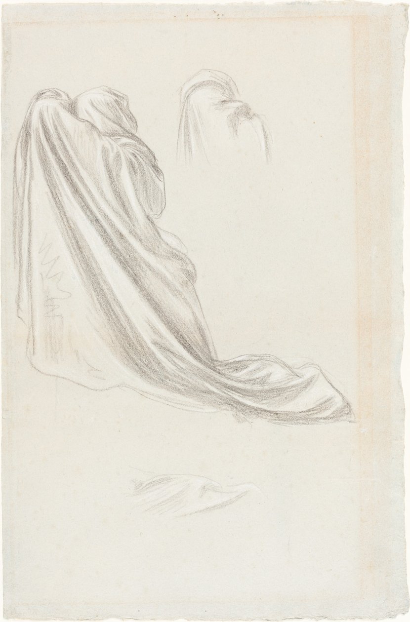 Studie til "De kloge og tåbelige jomfruer" af Lord Leighton Frederic