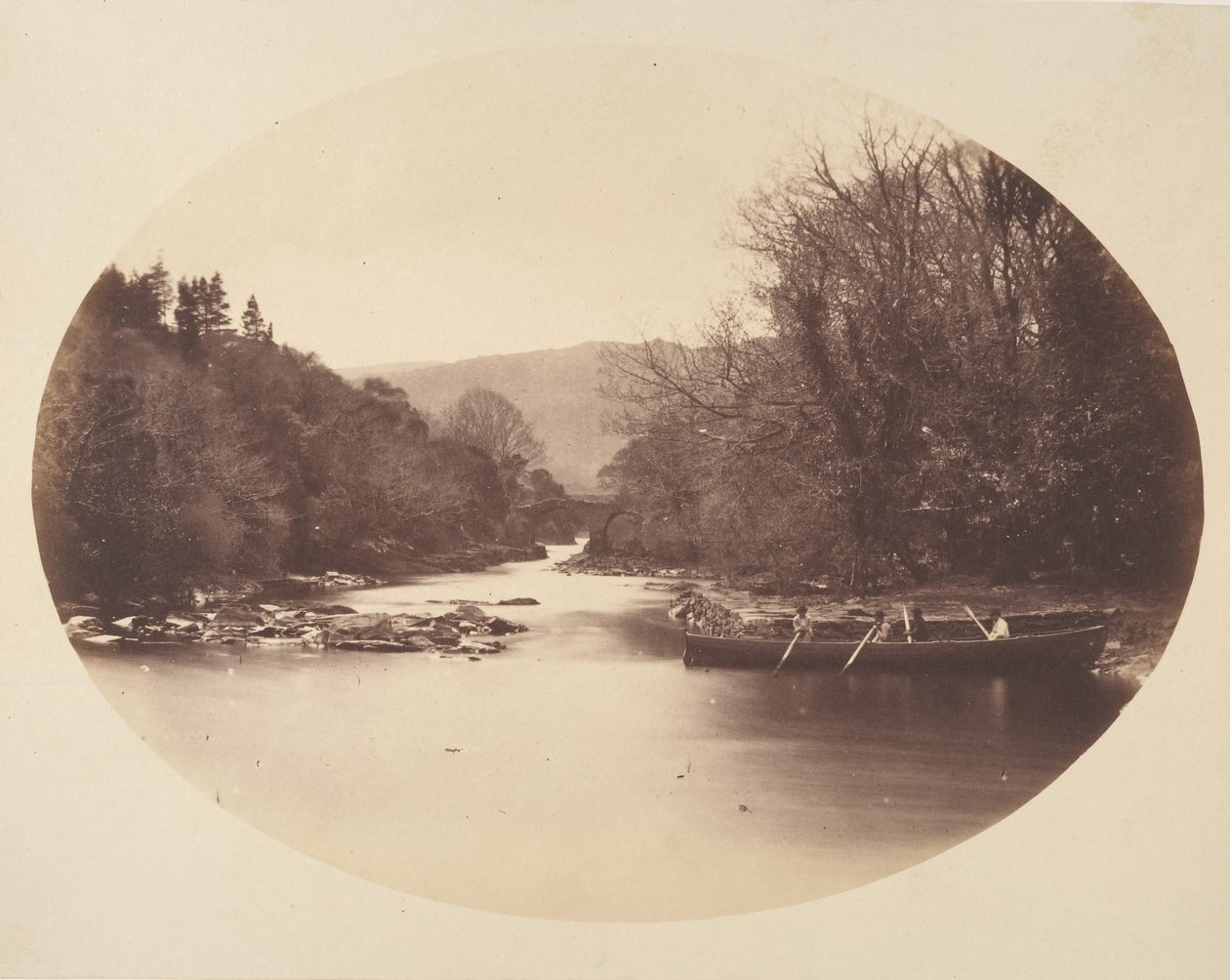 The Meeting of the Waters, Killarney, 1854. af Lord Otho Fitzgerald