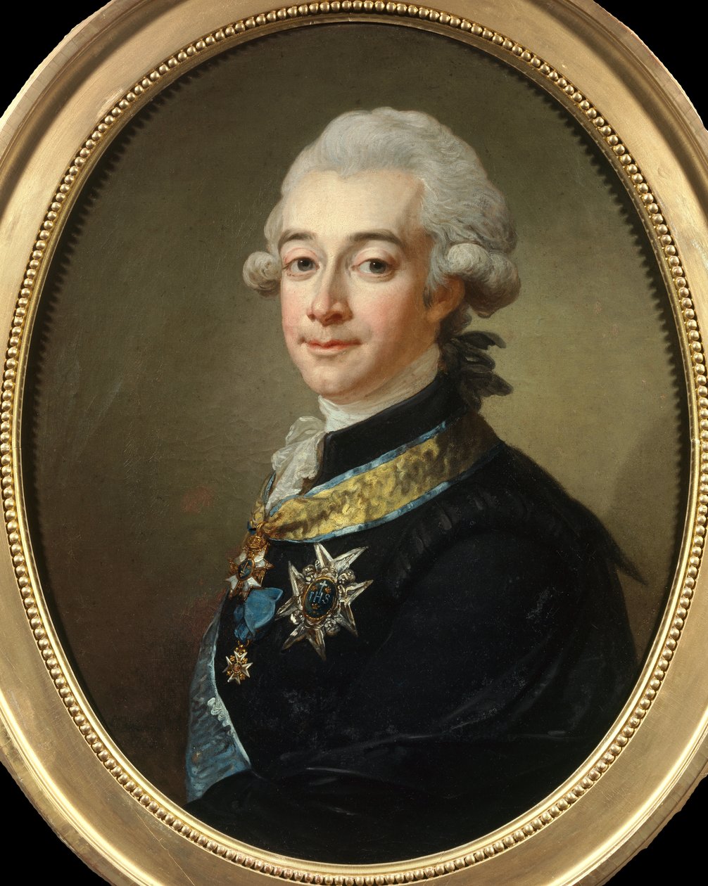 Portræt af Hans Axel, greve af Fersen (1755 - 1810) marskal af Sverige. Maleri af Pasch Lorenz (1733 - 1805). Privat samling. af Lorens the Younger Pasch