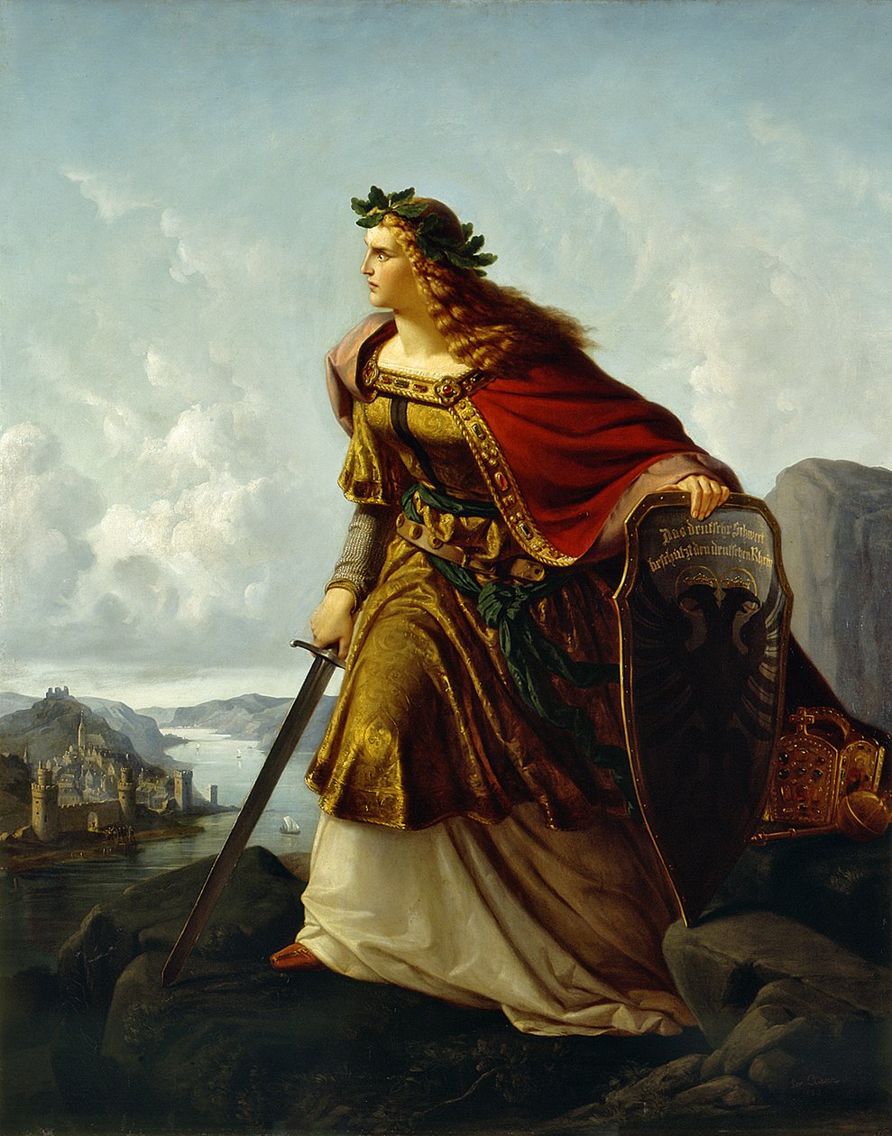 Germania ved Vagten ved Rhinen af Lorenz Clasen