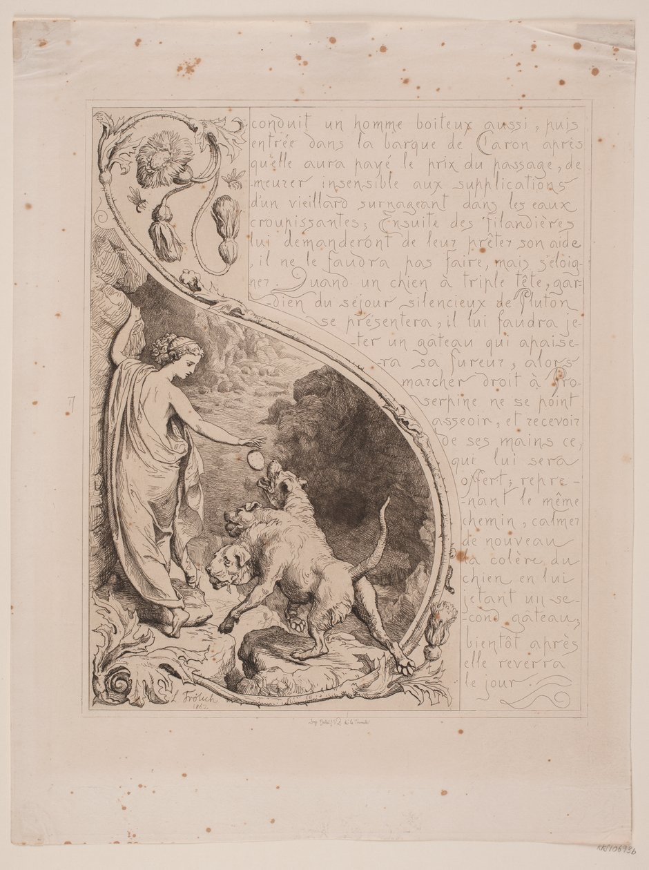 Illustration nr. 17 til "Amor og Psyke" af Lorenz Frølich