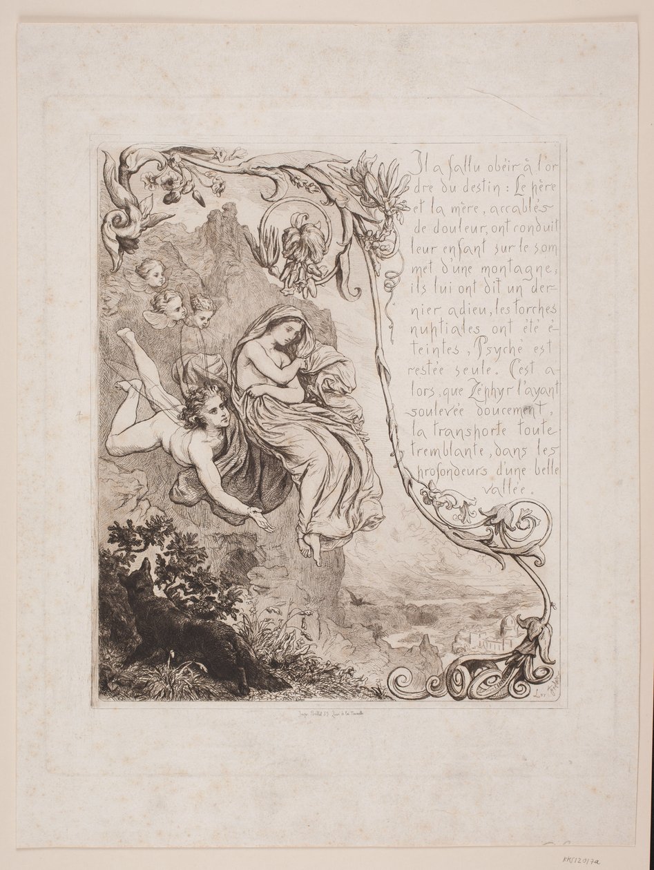 Illustration nr. 4 til "Amor og Psyke" af Lorenz Frølich