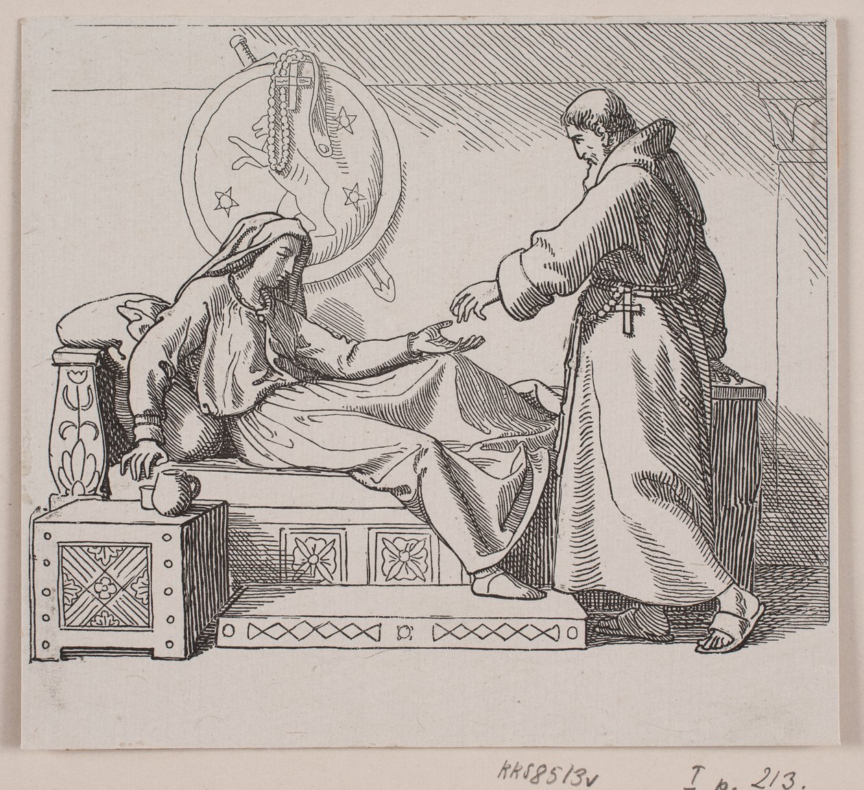 Illustration til "Svend Tveskægs tog til England og slaget ved Svold" af Lorenz Frølich
